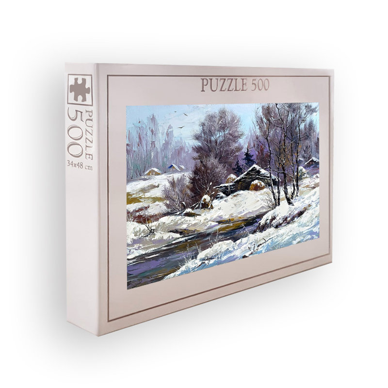 500 pièces en carton, 100% carton, 500 pièces, 18,9 x 13,4 pouces | Taille de la boîte: 13,2 po x 9,1 po x 2,0 po | Parfait pour le plaisir et la détente en famille, pièces durables de haute qualité pour un assemblage facile, cadeau idéal pour les amateurs de casse-tête