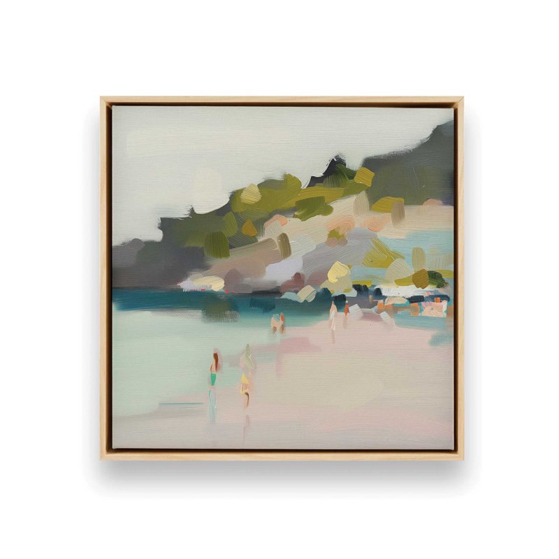 «Sandy Spectrum V2 (Square)», reproduction d'art encadrée sur toile par Azure Artisanal Studio, H 34 po x l 34 po x P 1,75 po