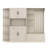 Hall Tree with storage and 4 hooks, storage cabinet-952419186