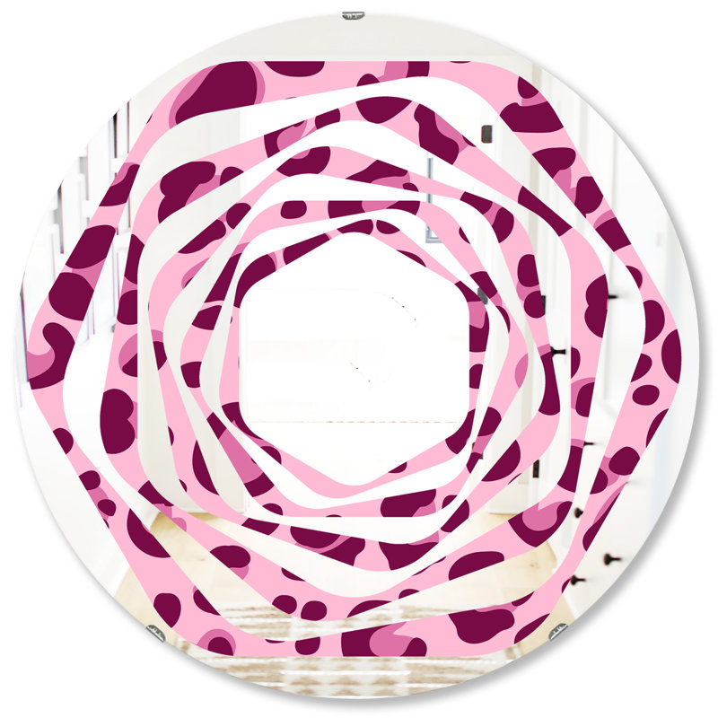 Miroir mural Leopard, 31,5 po x 31,5 po