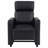 Black Upholstered 4-Seater Home Theater With 3 Wedge Consoles