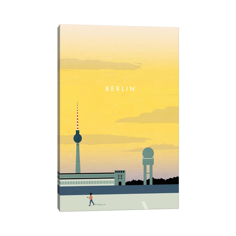Berlin 1 Piece Wrapped Canvas Wall Art, 66.04 cm H x 45.72 cm W x 3.175 cm D