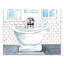 Baignoire chic sur toile-76120417