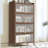 57'' Tall Metal 4 Flip Doors Cabinet, Bookcase with Storage-758234036
