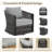 Jadai Metal Swivel Patio Chair with Cushions-1750703031