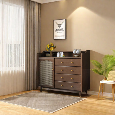Armoire d'appoint simple de style nordique rétro