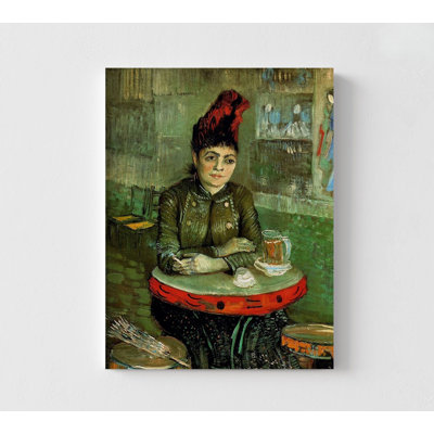 «Agostina Segatori Cafe Du Tambourin» par Vincent Van Gogh, art mural, reproduction de portrait, reproduction d'art de cafétéria, reproduction d'art de Van Gogh