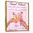 Toile avec cadre flottant or