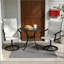 Ensemble de 2 chaises d'extérieur, chaises pivotantes-622523289