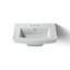 Archer® Vitreous China Rectangular Pedestal Bathroom Sink with Overflow-84407630-75883443