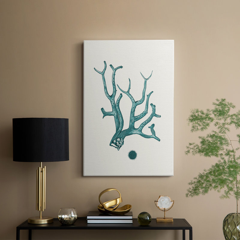 Corail antique antique - galerie Cavas sur mesure, H 27 po x l 18 po