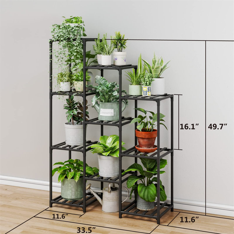 Support pour plante Kenyi, Noir