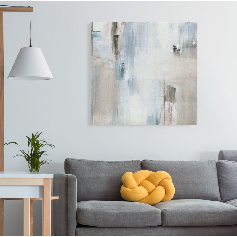 « matinée lake ii », peinture, H 10 po x l 10 po x P 1,5 po, Toile tendue