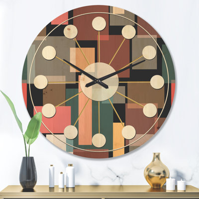 Solid Wood Wall Clock