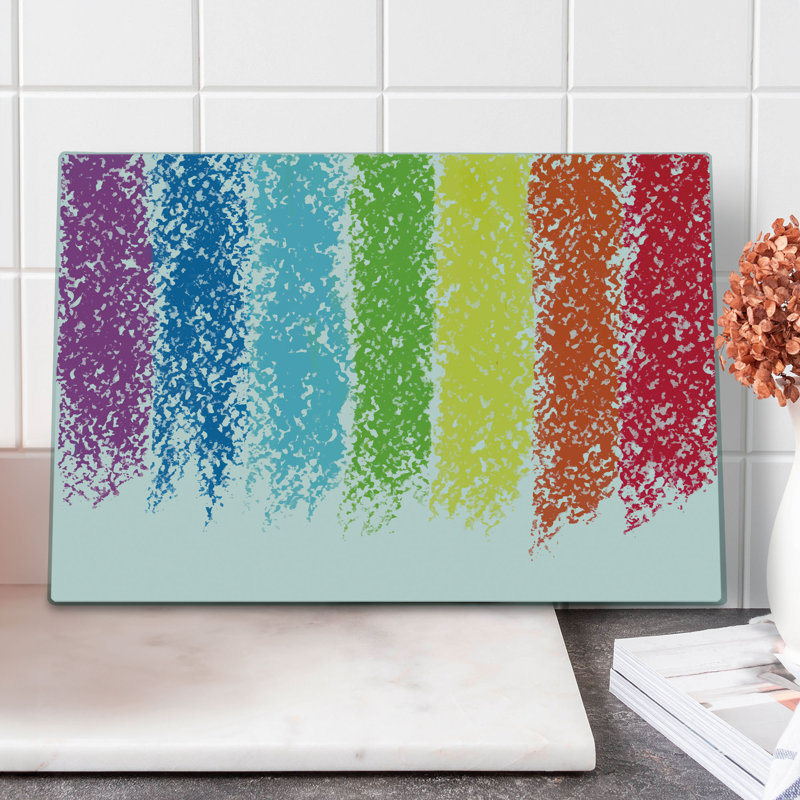 Multicolore peinture au pastel Ambesonne