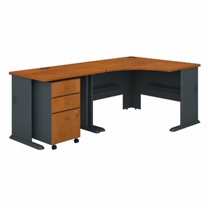 Bush Business Furniture Series A 82.76'' Desk & Reviews | Wayfair