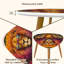Ensemble de 2 tables basses gigognes Triangle