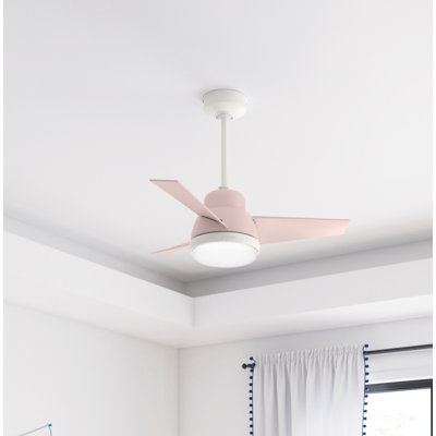 Ventilateur de plafond standard à 36 pales de 36 po à DEL avec télécommande et ensemble d'éclairage inclus Valda