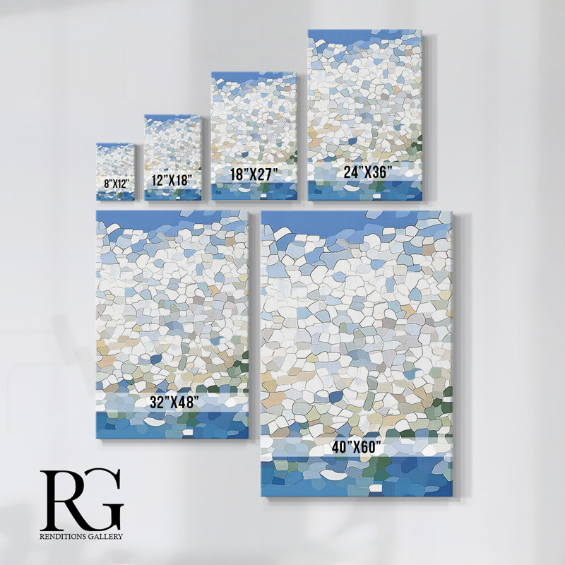 Toile tendue avec toile abstraite Liv, H 18 po x l 12 po