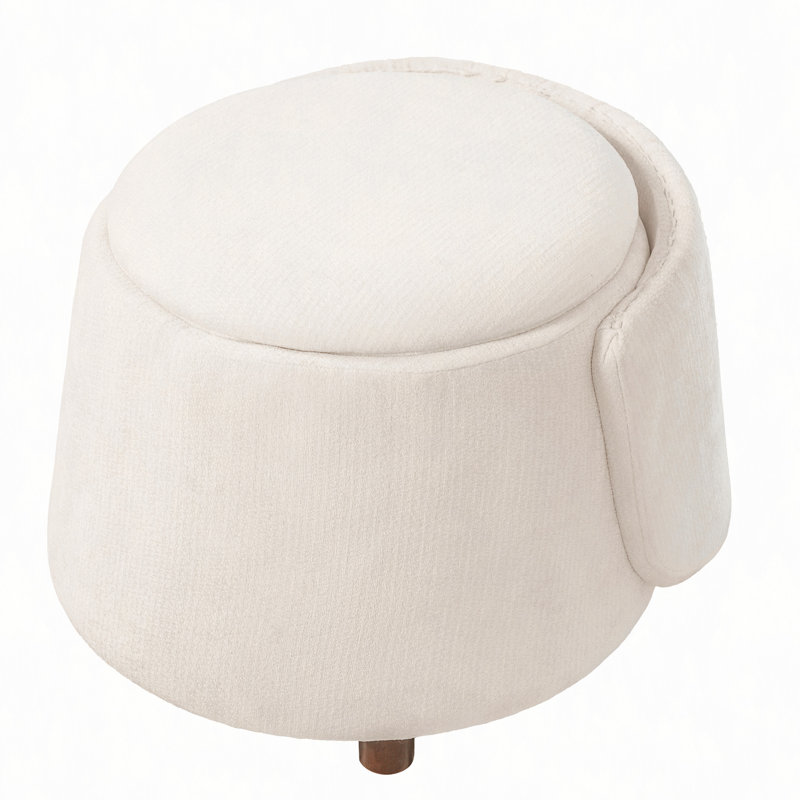 Chaise pour animaux de compagnie avec coin caché, tabouret convertible, siège de rangement, capacité de 220 lb, pieds en bois d'acacia