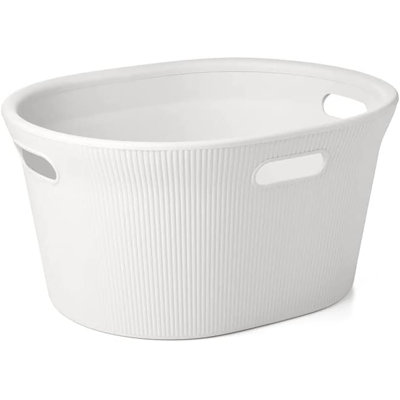 Plastic Laundry Basket with Handles