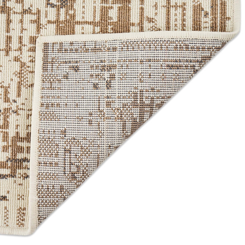 Sand Rectangle Polypropylene Rug, Rectangle 7'10" x 10'