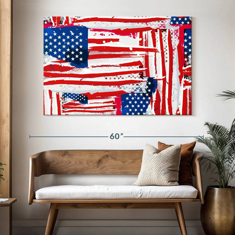 Drapeau abstrait Borges