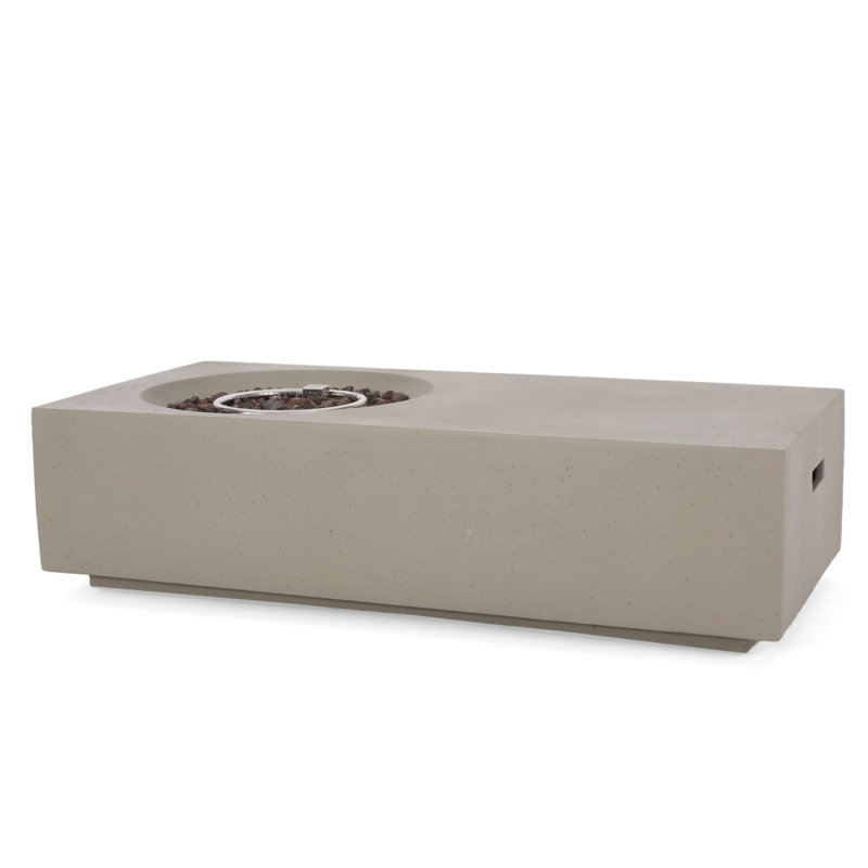 Rectangular 14.75” MGO Fireplace - 50,000 Btu