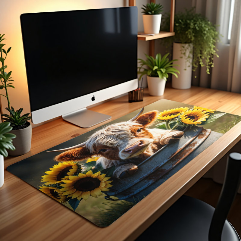 Polyester Desk Pad, 23.6x13.8