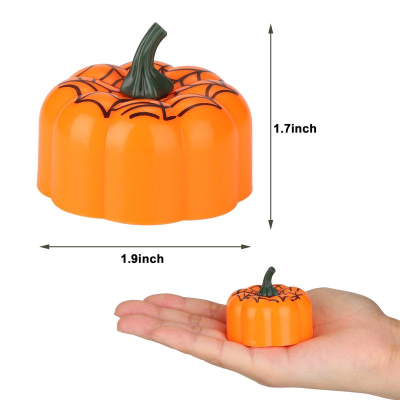 Ensemble de 12 bougies chauffe-plat Halloween