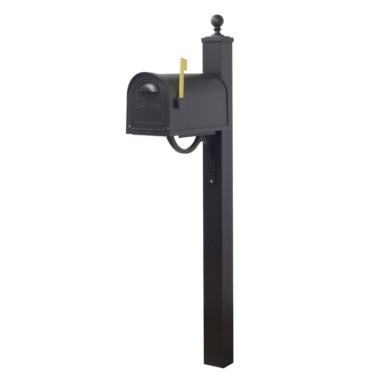 Boîte aux lettres verrouillable avec poteau inclus Classic
