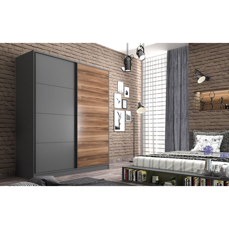Baldwinsville 2 Door Manufactured Wood Wardrobe