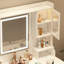 Bureau de coiffeuse avec miroir lumineux
