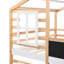 Lits en bois multifonctionnels avec rangement, style maison moderne pour la famille