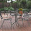 Table carrée en verre trempé Amlie-87058783-87057902