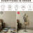Coat Rack Stand, Freestanding Metal Coat Rack with Sturdy Marble Base, Modern Standing Coat Rack Tree