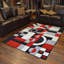 Tapis rouge / noir Cossey