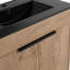 Armoire de salle de bain autoportante 30 po avec lavabo et 2 portes à fermeture douce