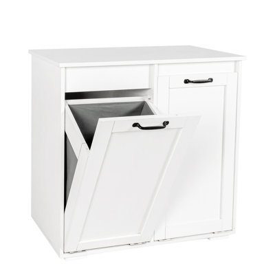 Laundry Cabinet with 2 Removable Inner Bags