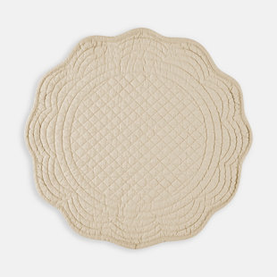 Home Details Round Saturn Laser Cut Placemat in Gold - Luxe Party NYC