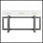 Console élégante avec trois tiroirs, table d'entrée très longue pour les espaces modernes et traditionnels