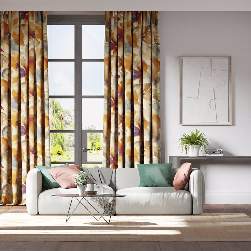 Flores Fabric, Sky/Emerald/Zest