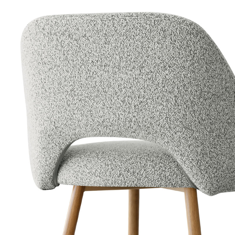 2 Pieces Camarda 27'' Boucle Counter Stool (Set of 2)