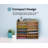 Wood 12 Compartment Mailroom File Sorter Literature Organizer