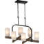 Lustre suspendu 6 lumières Ossafa