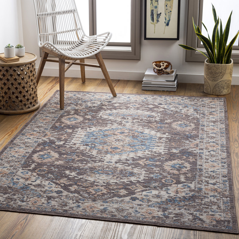 Gryska Oriental Indoor / Outdoor Rug, Rectangle 8'10" x 12'