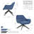 Adairsville Fabric Accent Chair with Steel Legs-925522724