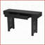 Table basse antique en rotin noir avec 2 tiroirs de rangement - placage en bois naturel pour le salon, assemblage facile-168637331