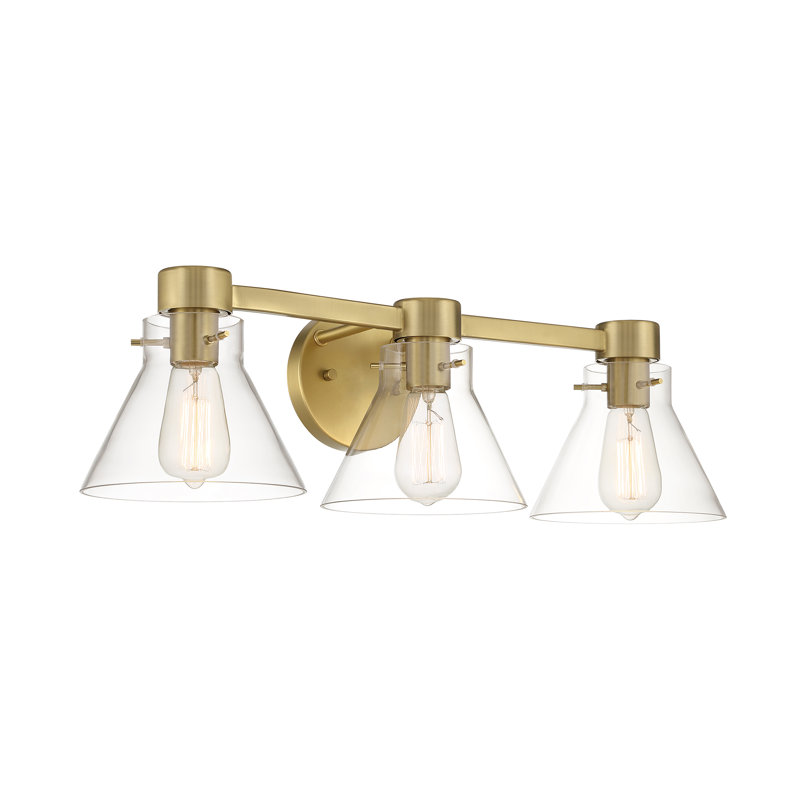 Tudor City Dimmable Vanity Light, Gold, 3