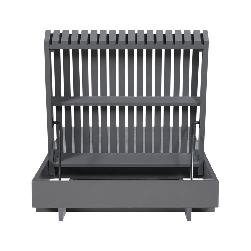 Modern Patio Chaise Lounges, Acacia Wood With Adjustable Recline For Garden
